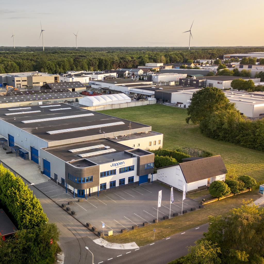 Luchtfoto Joppen Metal Solutions Beringe