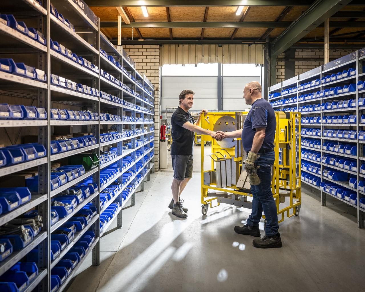 Tevreden klant, eigen transport
